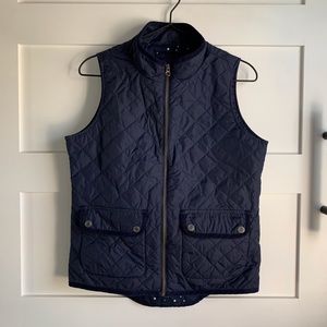 GAP | Navy Puffer Cord & Star Lined Vest XXL 14-16